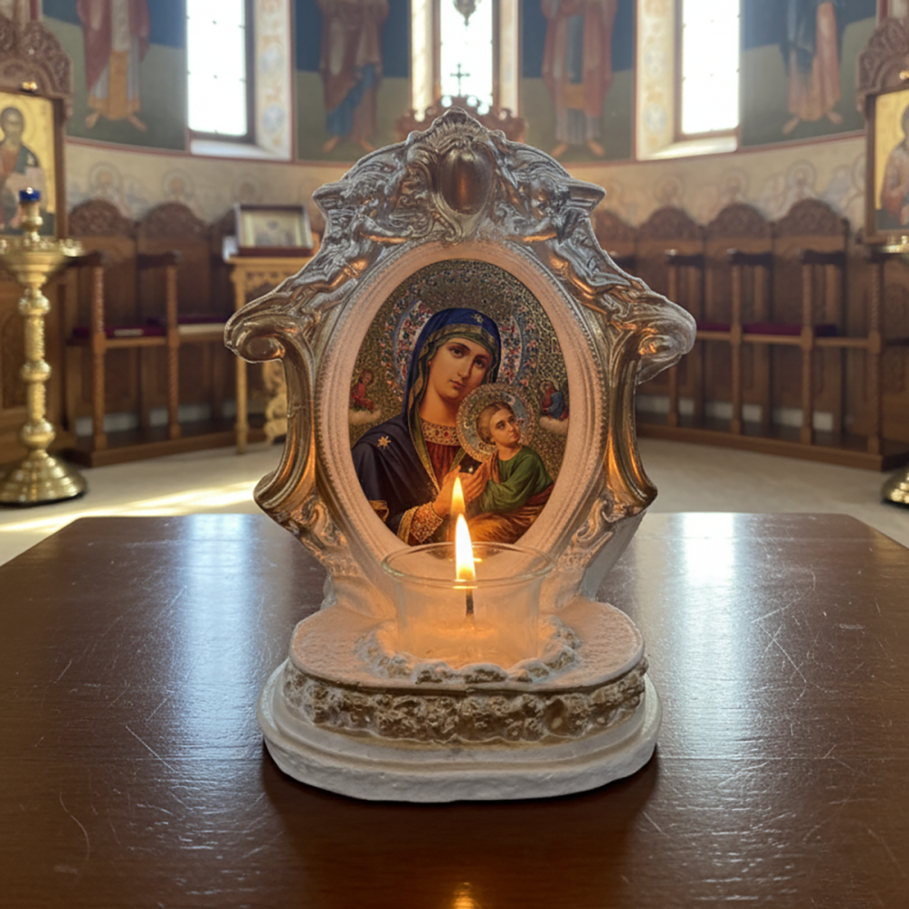Candela Mantuirii Maica Domnului si Iisus Hristos