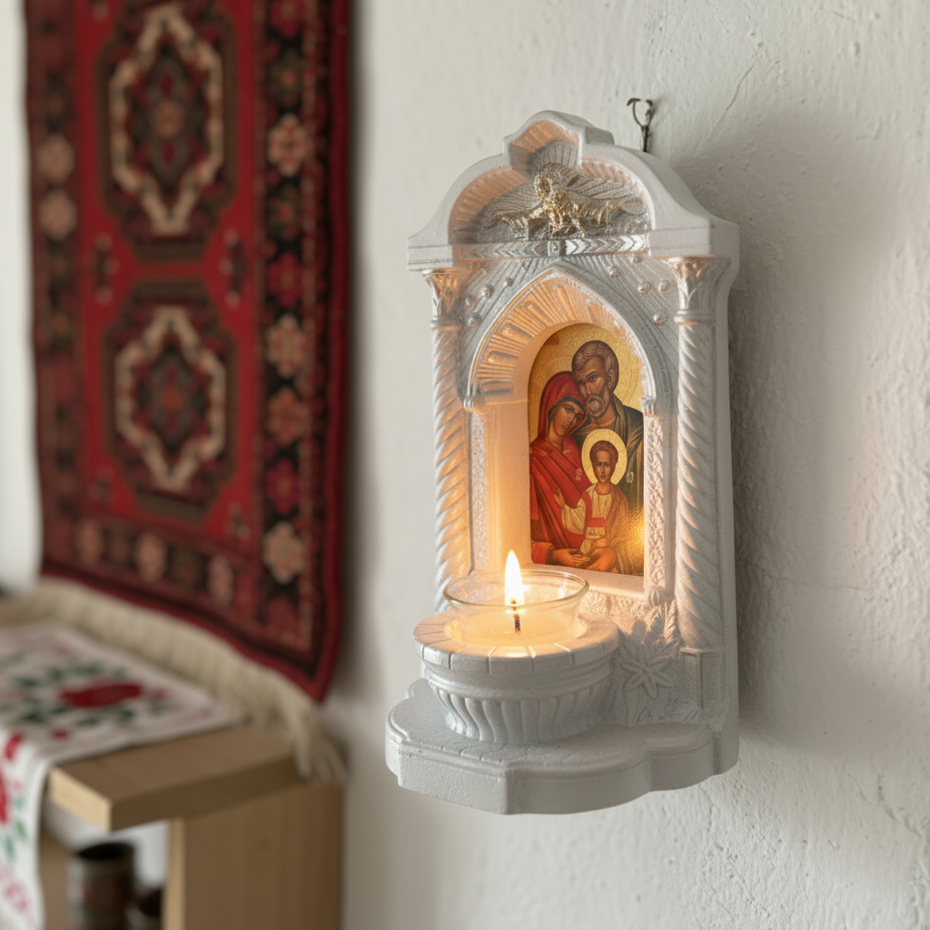 Candela Sfintei Familii - (Iisus Hristos ca Prunc, Fecioara Maria si Sfantul Iosif)