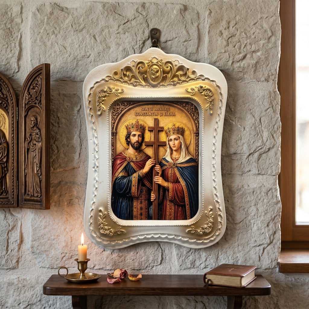 Icoana Sfinților Împărați Constantin și Elena